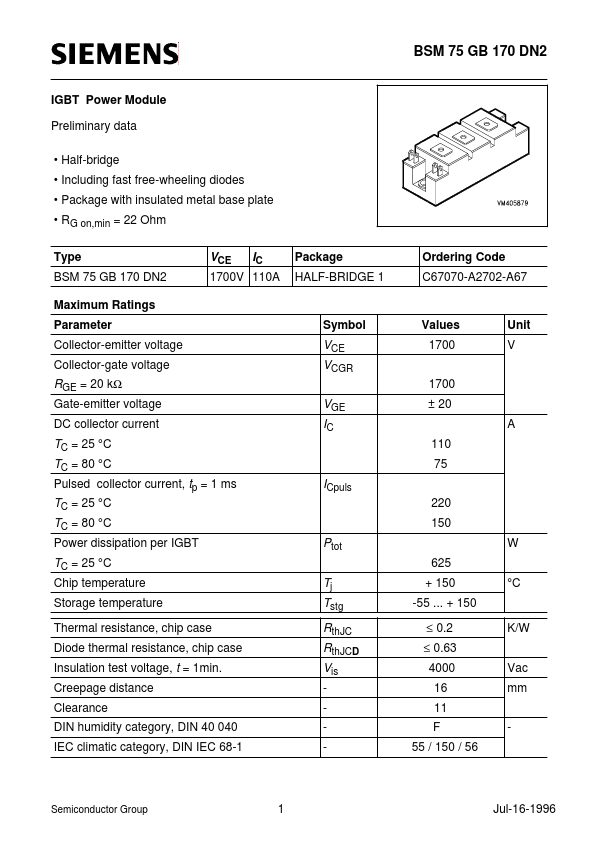 BSM75GB170DN2