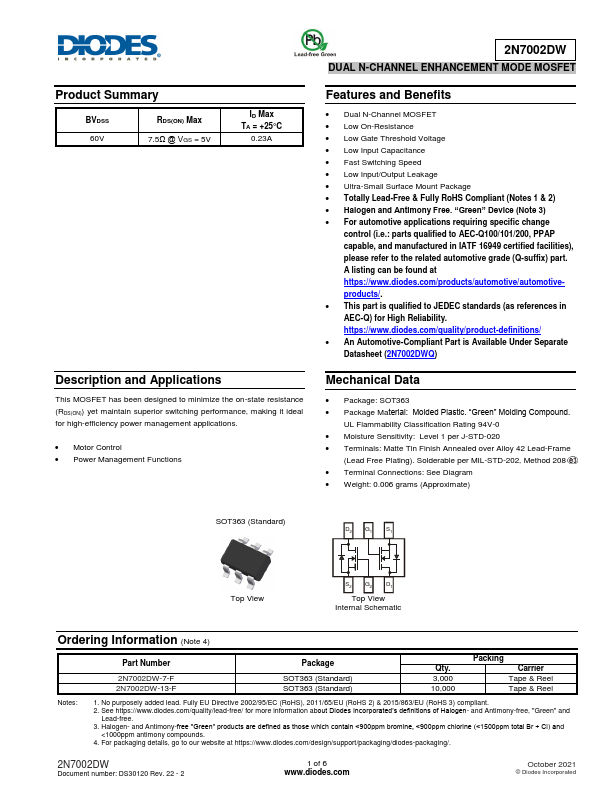 2N7002DW