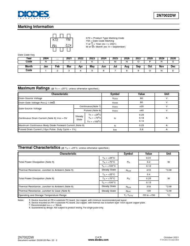 2N7002DW