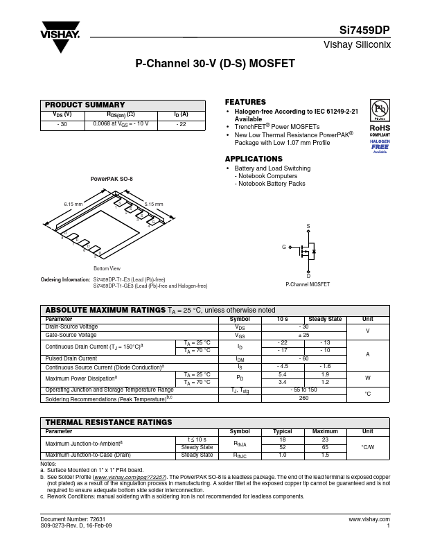 Si7459DP