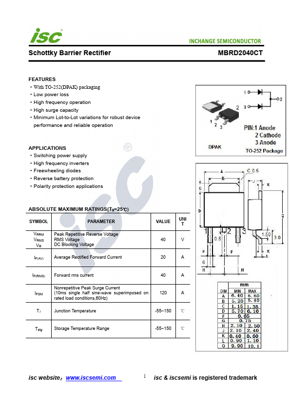 MBRD2040CT