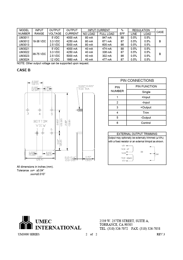 UM3012