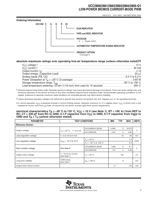 UCC2801-Q1