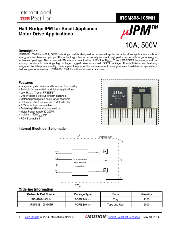 IRSM808-105MH