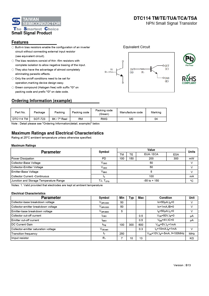 DTC114TCA