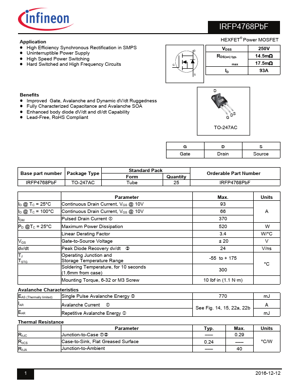 IRFP4768PbF