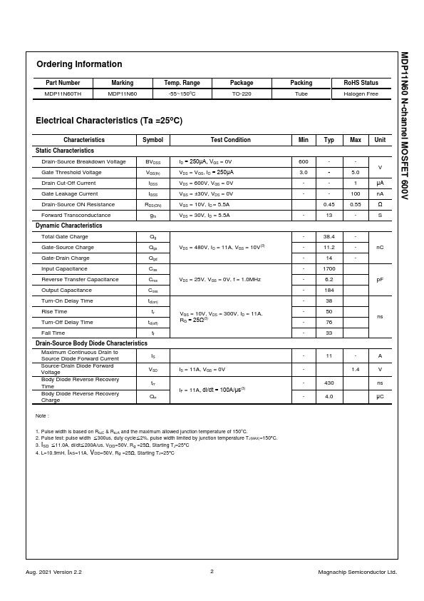 MDP11N60