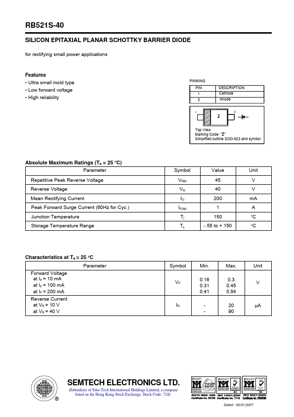 RB521S-40