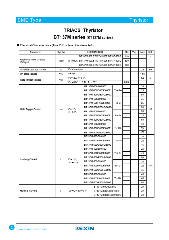 BT137M-600