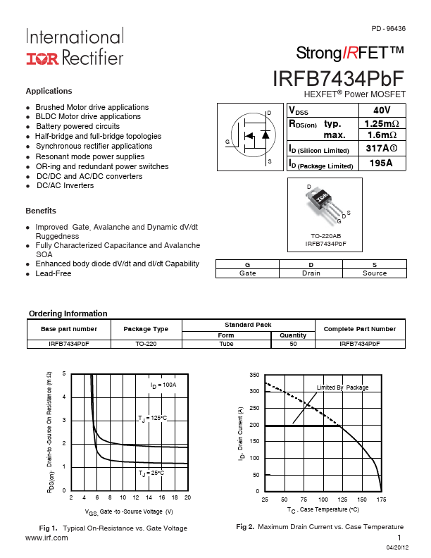 IRFB7434PBF