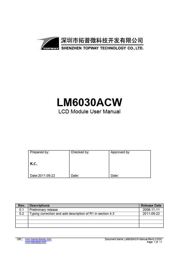 LM6030ACW