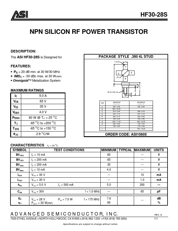 HF30-28S