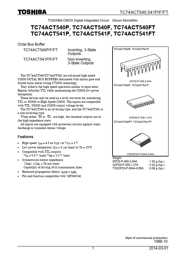 TC74ACT541FT