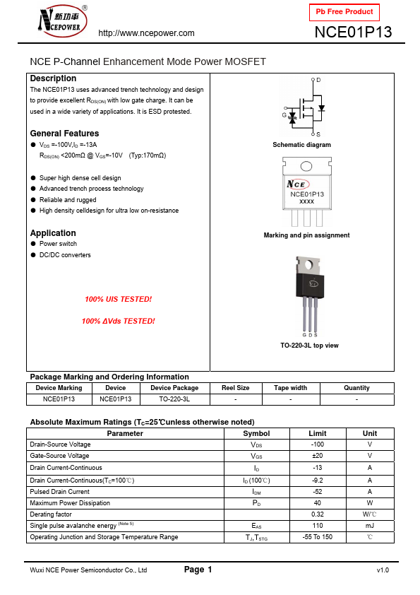 NCE01P13