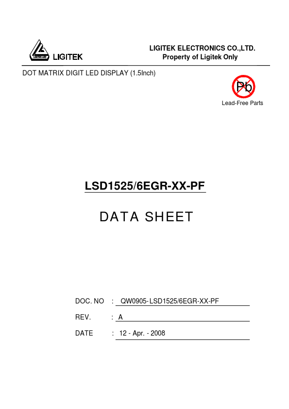 LSD1525-6EGR-XX-PF