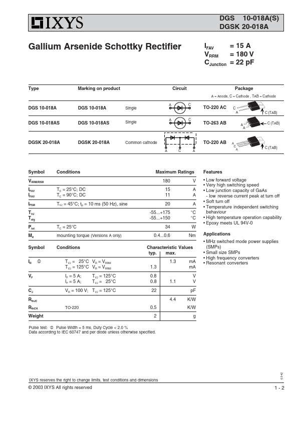 DGS10-018A