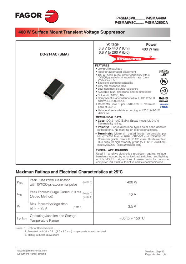 P4SMA130C