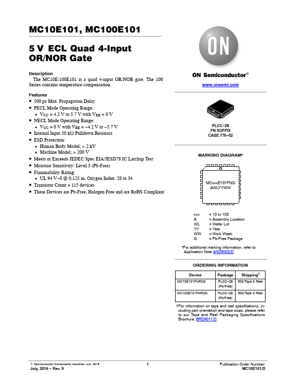 MC10E101