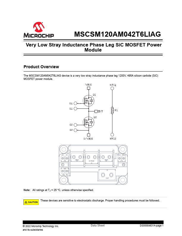 MSCSM120AM042T6LIAG