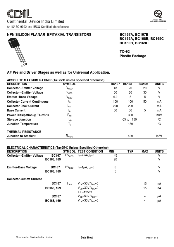 BC167B