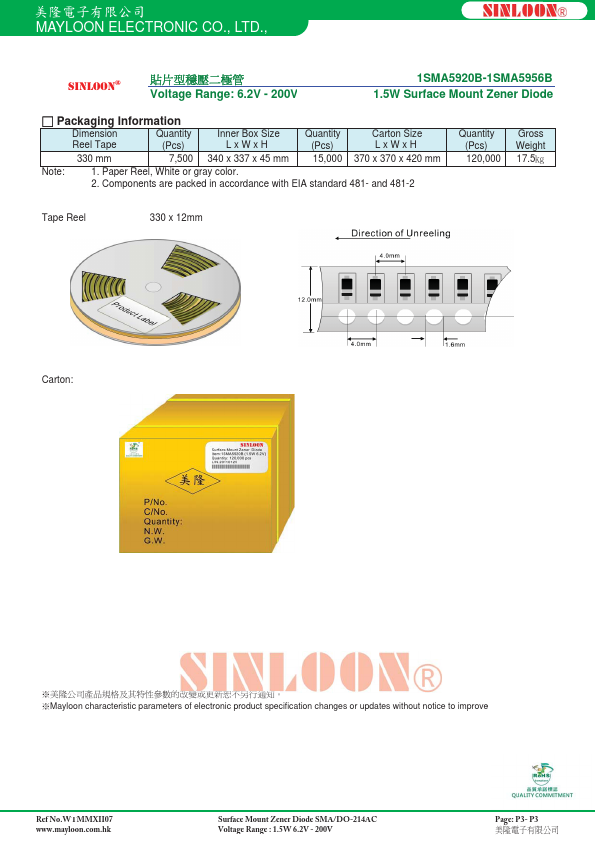 1SMA5920B