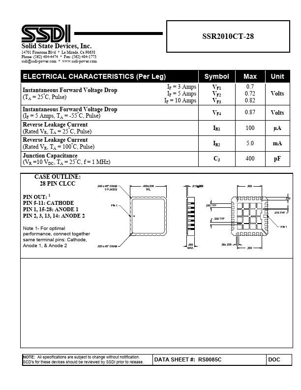 SSR2010CT-28