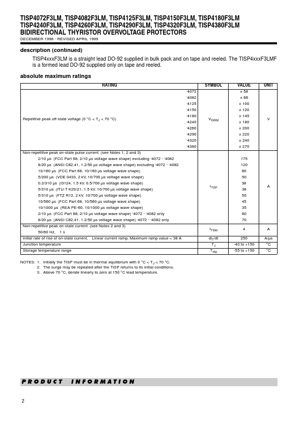 TISP4125F3LM