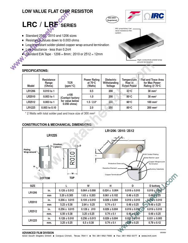 LRC-LR2512-xxxx