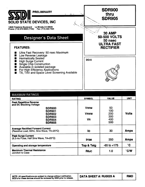 SDR905