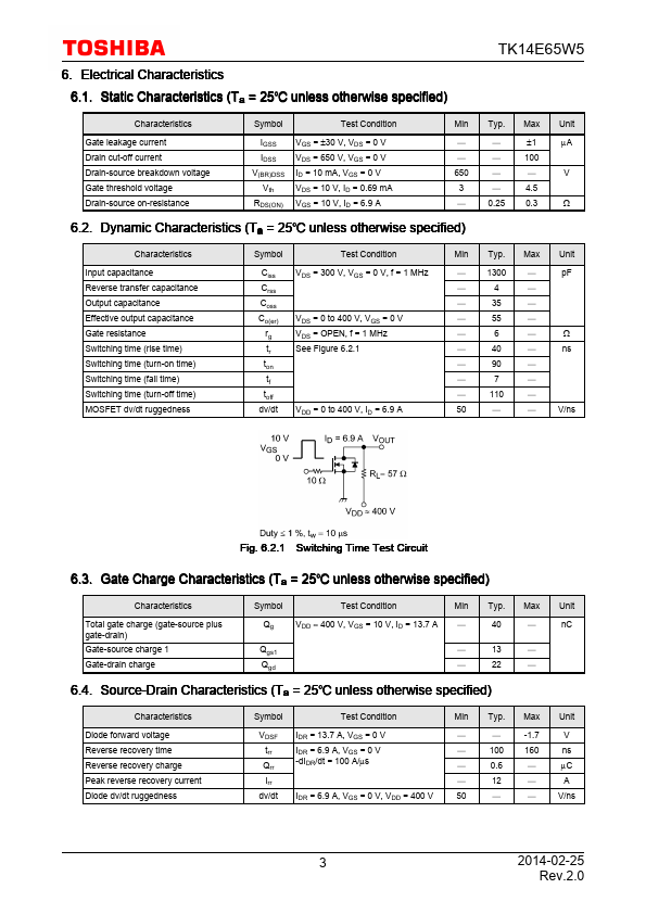 TK14E65W5