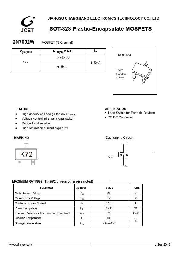 2N7002W