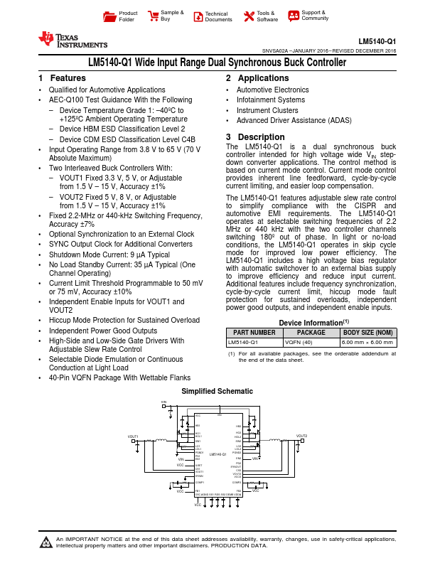 LM5140-Q1