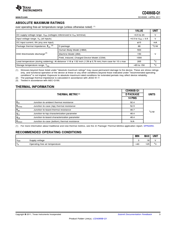 CD4066B-Q1