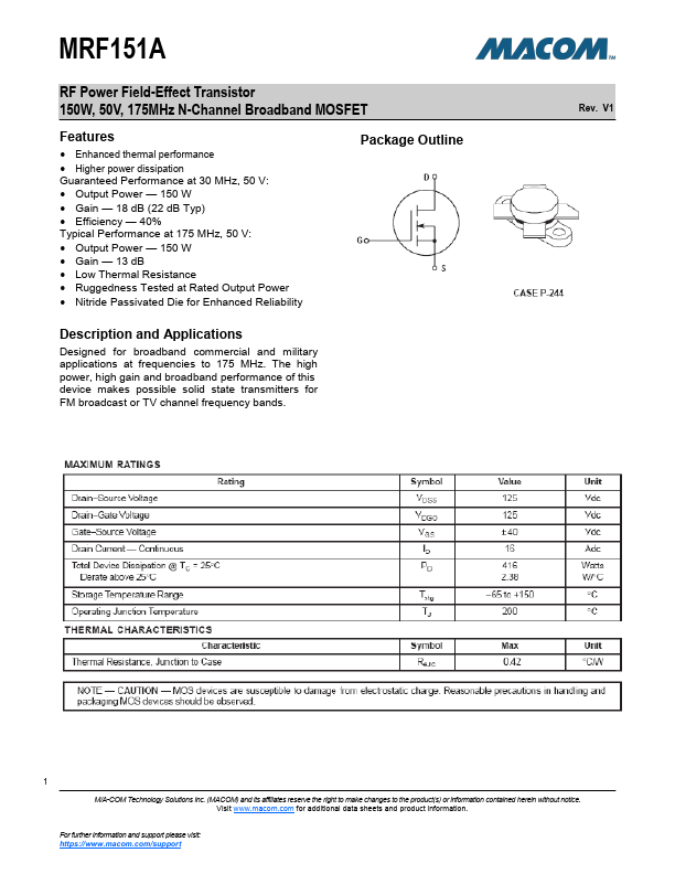 MRF151A