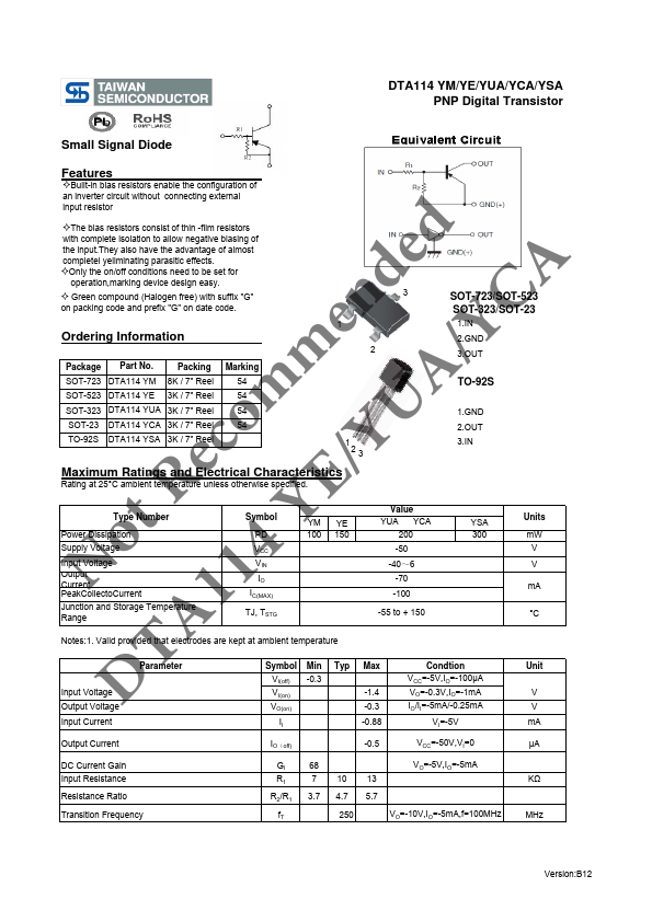 DTA114YCA