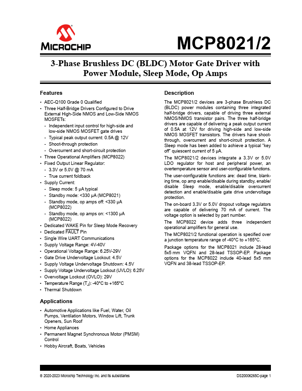 MCP8022