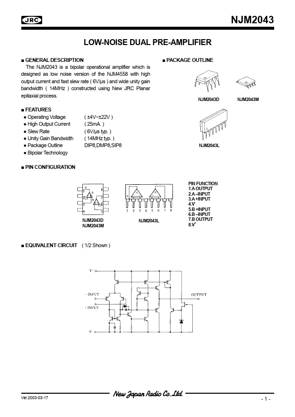 NJM2043