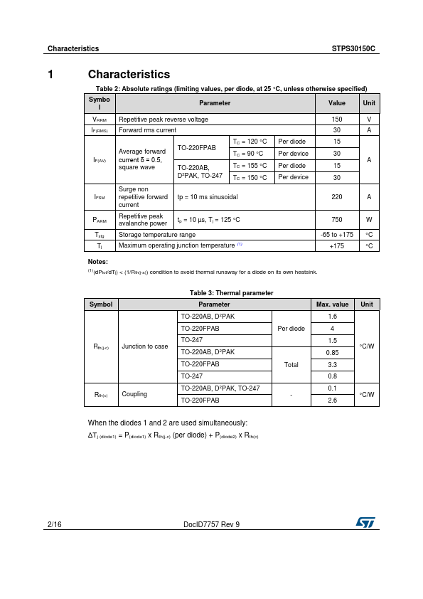 STPS30150CFP