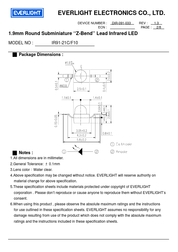 IR91-21C-F10