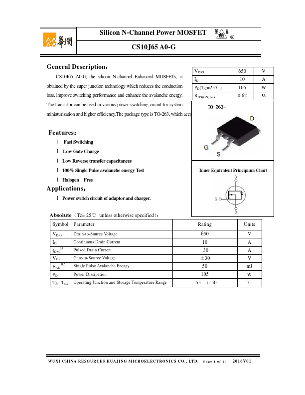 CS10J65A0-G