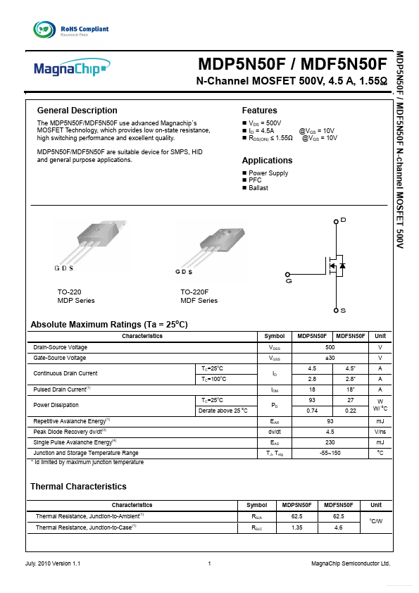 MDP5N50F