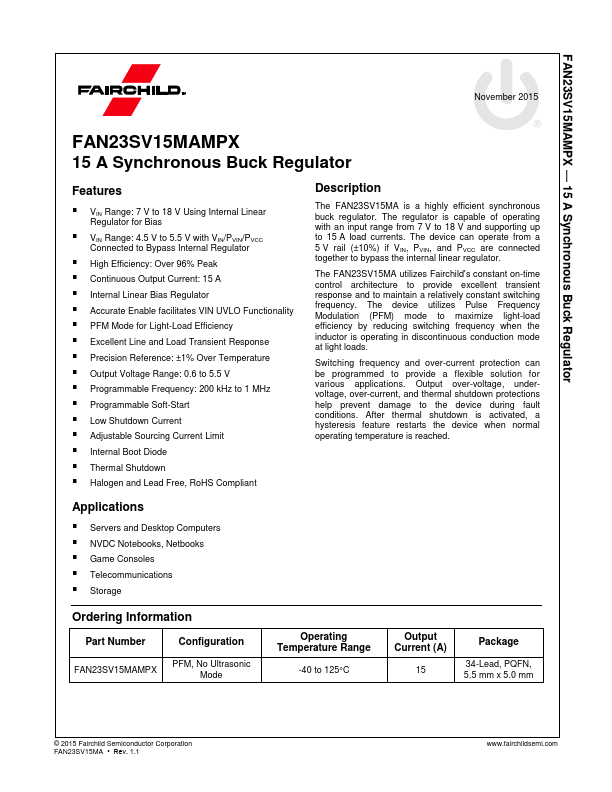 FAN23SV15MAMPX