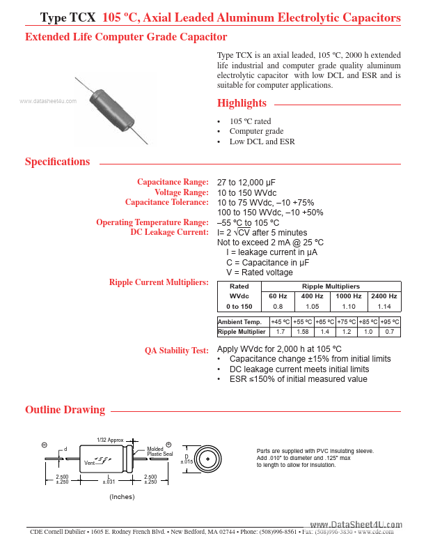 TCX101U075J1C