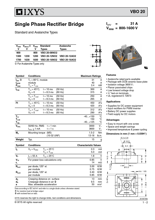 VBO20-12NO2