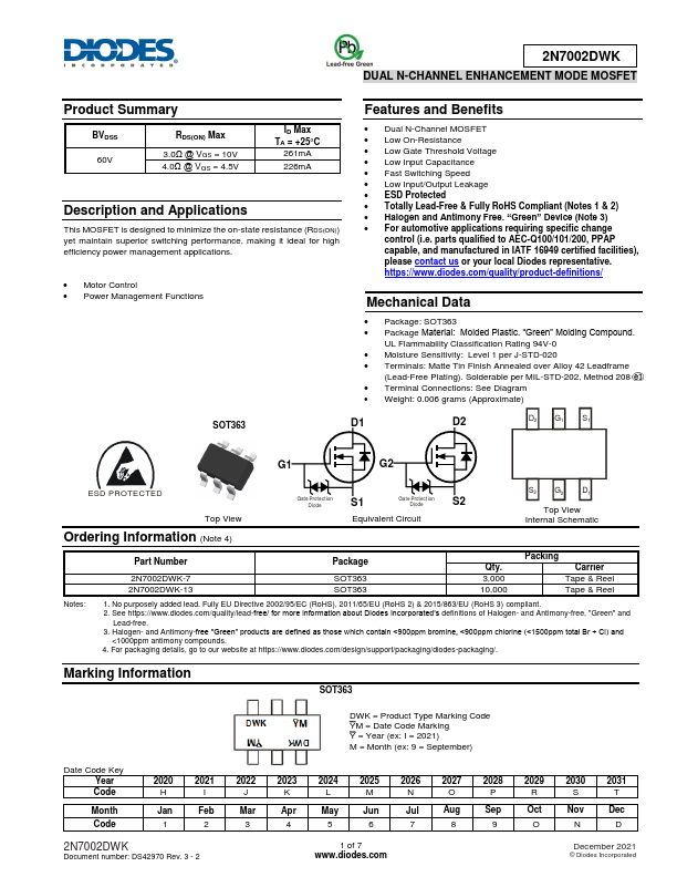 2N7002DWK