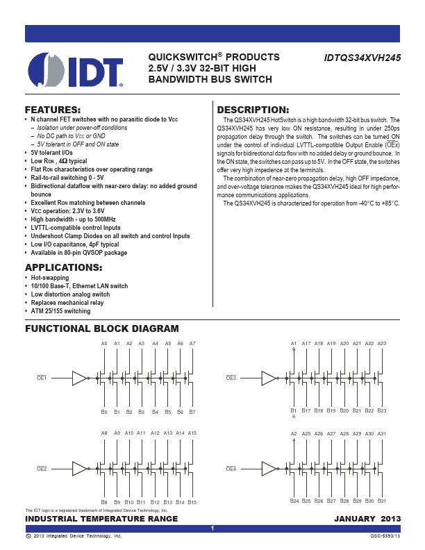 IDTQS34XVH245