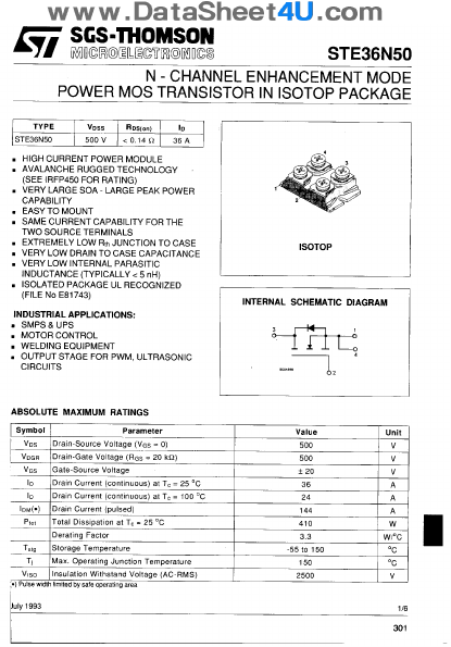 STE36N50