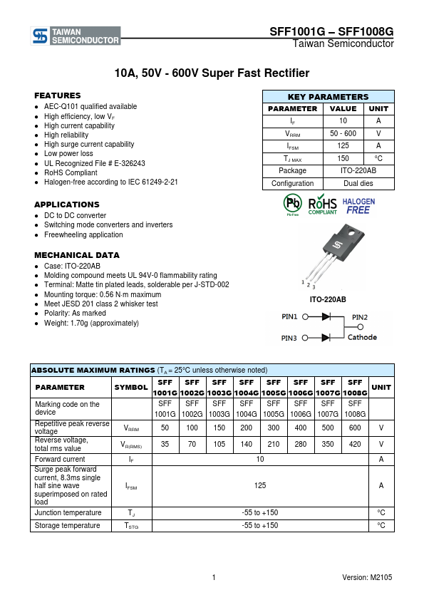 SFF1001G