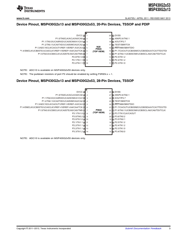 MSP430G2553