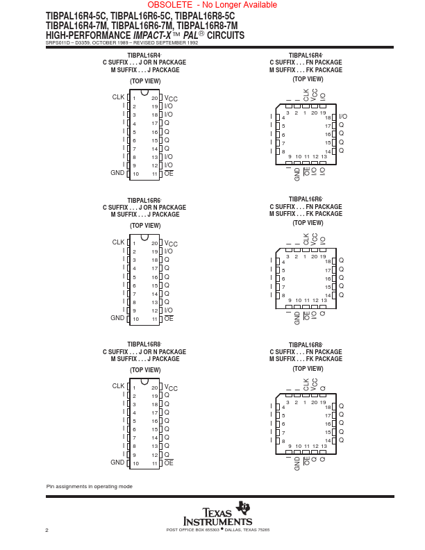 TIBPAL16R8-5C